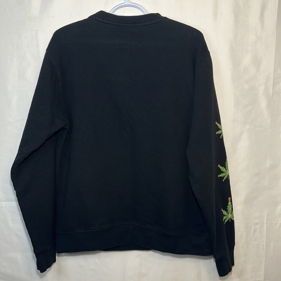 Volcom Christmas Sweater Size Medium Black - Picture 2 of 3